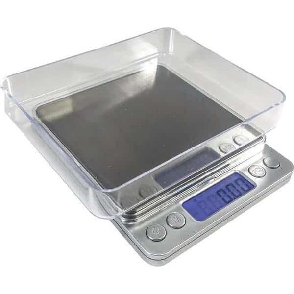 Optima Home Scales TI-502 Titanium Stainless Steel Platform Large Pocket Scale - 500 x 0.01 g