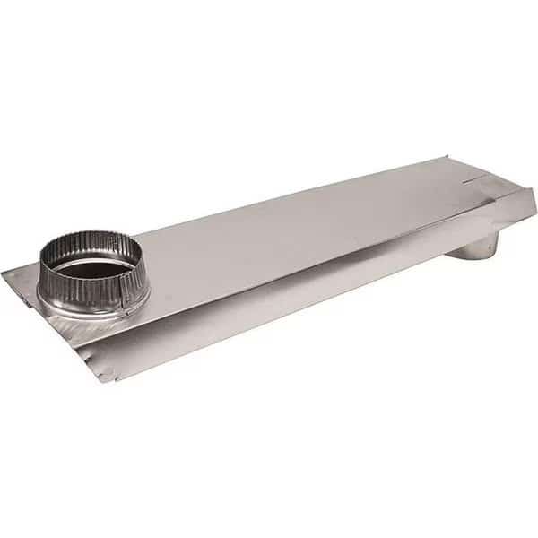 Aluminum Rectangular Dryer Vent Duct, 90 deg, 6 x 2 in., Dendesigns, Mfr#: DE2629651