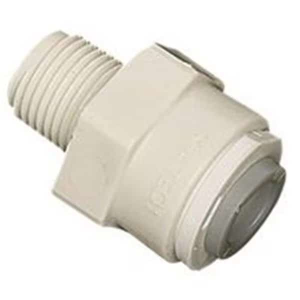 Multi-Purpose Push-Fit Tube To Pipe Adapter0.375 x 0.625 in. Compression x MPT Plastic