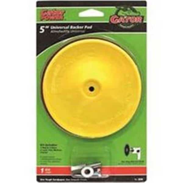 Gator 0272138 Gator Stick-On Universal Backing Pad; 5 in. dia. - 3000 RPM; 0.25 in. Arbor