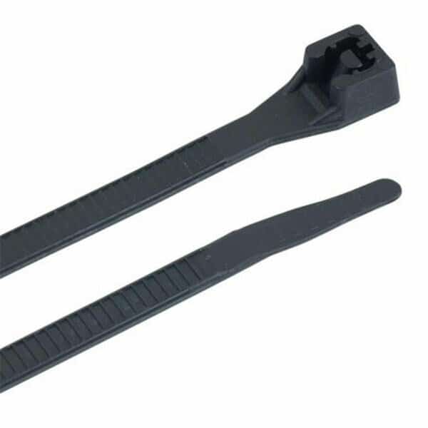 Cable Tie, 15 in L, 4 in Max Bundle Dia., Natural, Nylon 6/6, 120 lb Strength