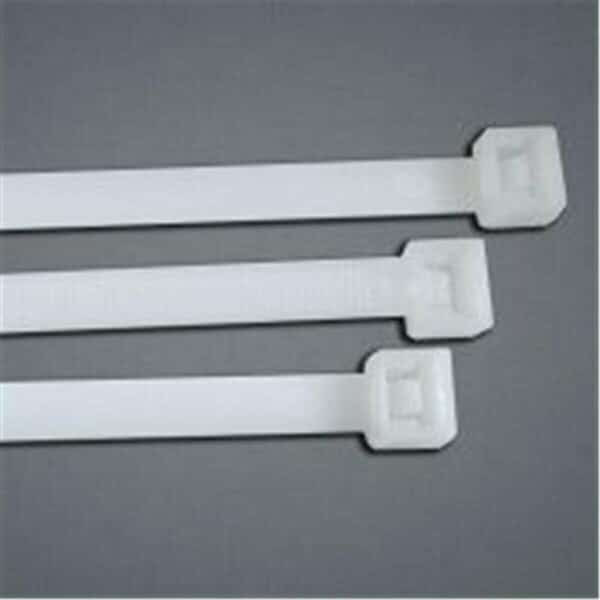 Cable Tie, 8 in L, 2 in Max Bundle Dia., Yellow, Nylon 6/6, 50 lb Strength