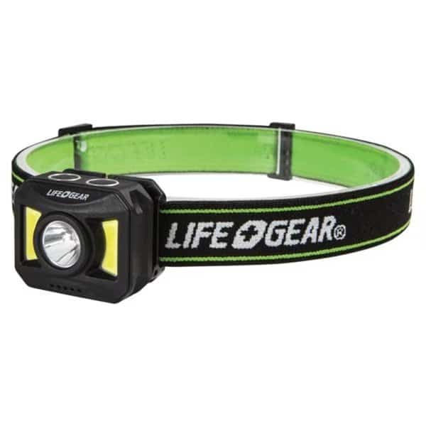 Life Gear 300 lm Adventure Rechargeable LED Headlamp
