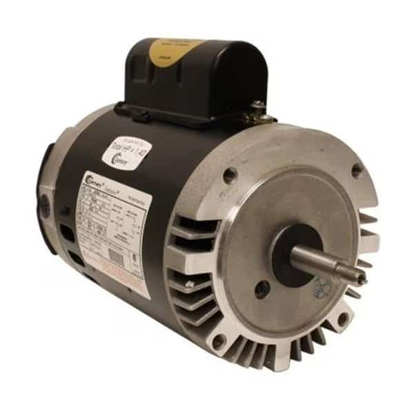 1 HP 56J Full-Rated Pool & Spa Pump Motor, Threaded Shaft