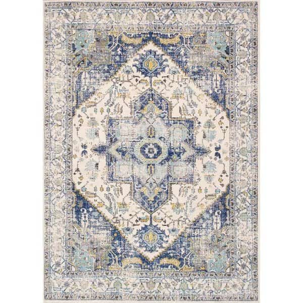 4 x 6 ft. Chelsea Design Machine Made & Power Loom Rug, Ivory