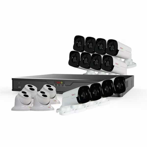 Ultra HD 16 Channel 4TB NVR Surveillance System with 16 x 4 Megapixel Cameras