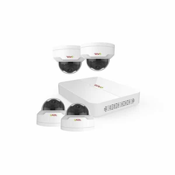 Ultra HD 4 Channel 1TB NVR Surveillance System with 4 x 4 Megapixel Cameras