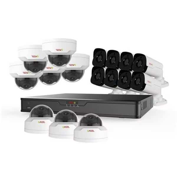 Revo America RU162MD8GB8G-4T Ultra HD 16 Channel 4TB NVR Surveillance System with 16 x 4 Megapixel Cameras