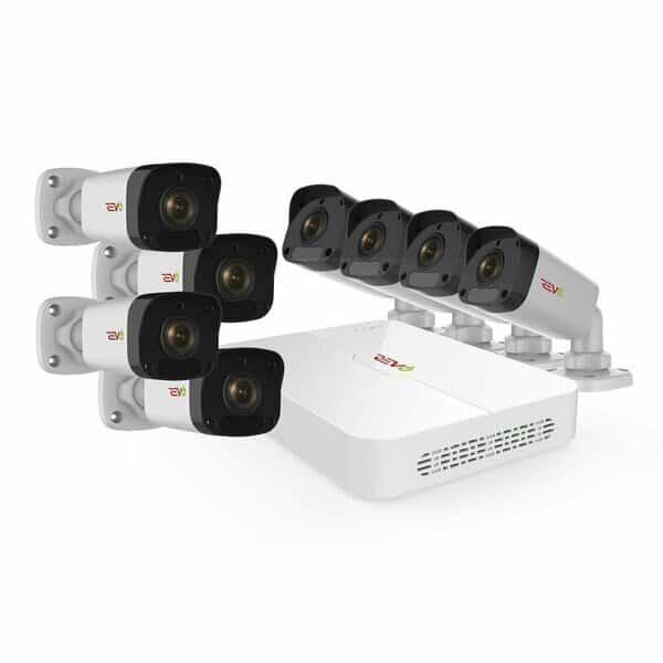 Ultra HD 8 Channel 2TB NVR Surveillance System with 8 x 2 Megapixel Cameras