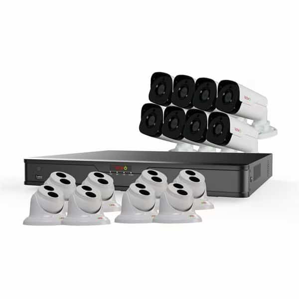 Ultra HD 16 Channel 4TB NVR Surveillance System with 16 x 4 Megapixel Cameras
