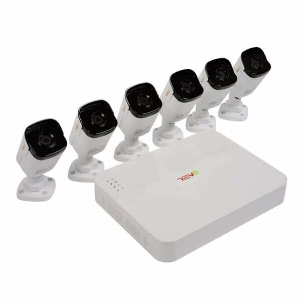 Ultra HD Audio Capable 8 Channel Surveillance System with 6 4MP Cameras