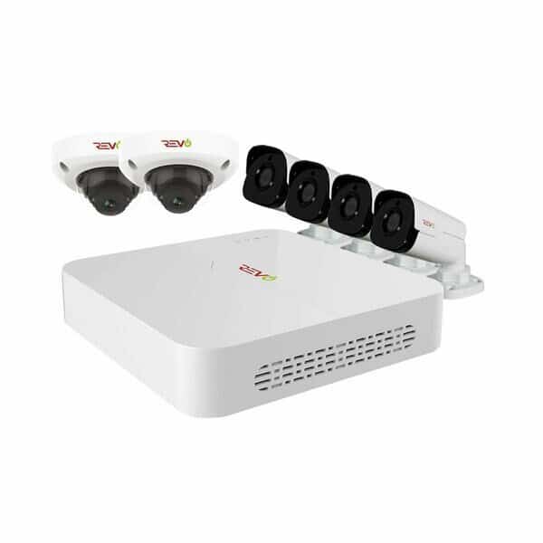 Ultra HD Audio Capable 8 Channel Surveillance System with 6 4Megapixel Cameras