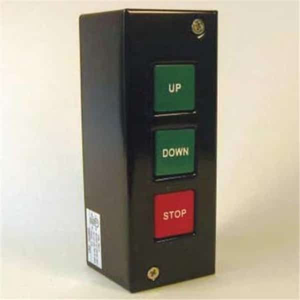 NEMA 1 Momentary Contact Up-Down-Stop 3 Position Pushbutton Commercial Control