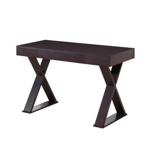 Techni Mobili RTA-8406-ES Trendy Writing Desk with Drawer; Espresso - 30 x 47.2 x 22 in.
