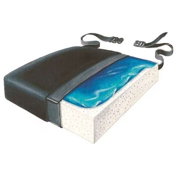 Skil-Care 751014 20 x 18 in. Gel-Foam Vinyl Cushion with LSI Cover