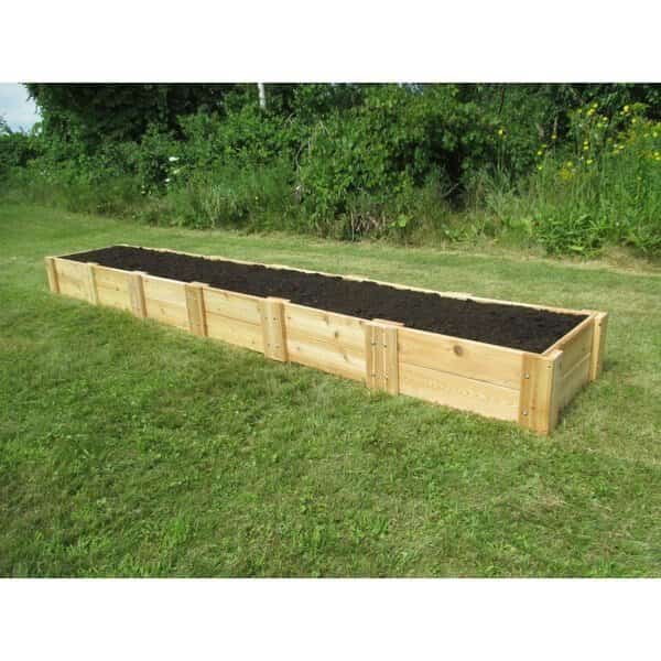 Infinite Cedar RB2x12x11 Cedar Raised Garden Bed; 2 ft. x 12 ft. x 11 in.