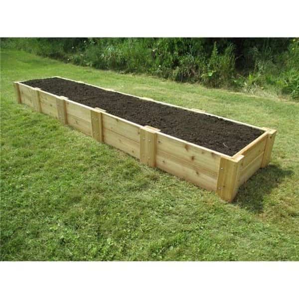 Infinite Cedar RB2x10x11 Cedar Raised Garden Bed; 2 ft. x 10 ft. x 11 in.