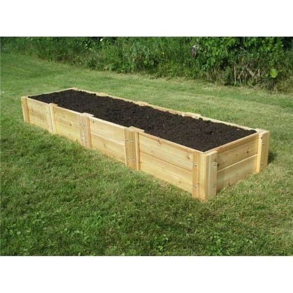 Infinite Cedar RB2x8x11 Cedar Raised Garden Bed; 2 ft. x 8 ft. x 11 in.