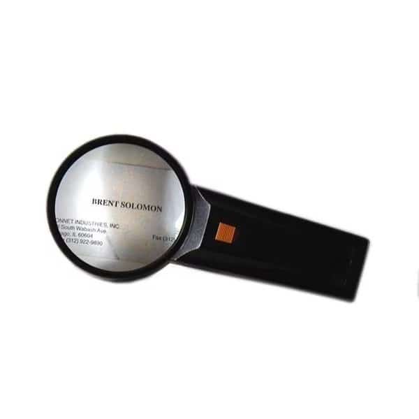 Sonnet Industries 8081 3 in. Illuminated Glass Lens Magnifier
