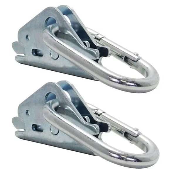 Snap-Loc SLAEASHI2 Snap-Hook; Connects Rope; Cabel & Hook Straps to E-Track - Zinc Plated; Pack of 2
