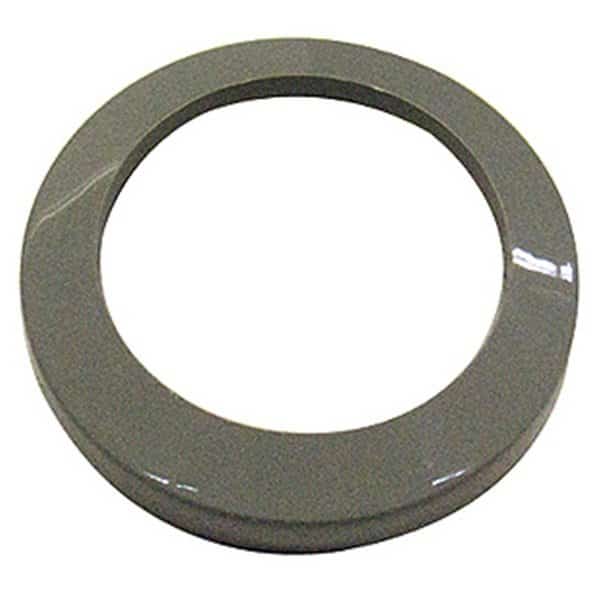 Less Stainless Escutcheon Duo & Pulsator Jet Face; Gray