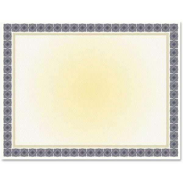 8.5 x 11 in. Award Certificates Burgundy Gold Foil - Blue