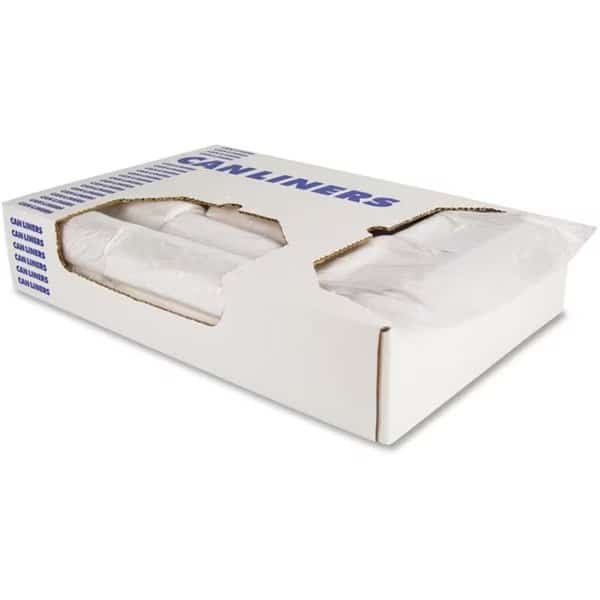 28 x 45 in. Accufit Low Density Can Liners 23 gal Clear
