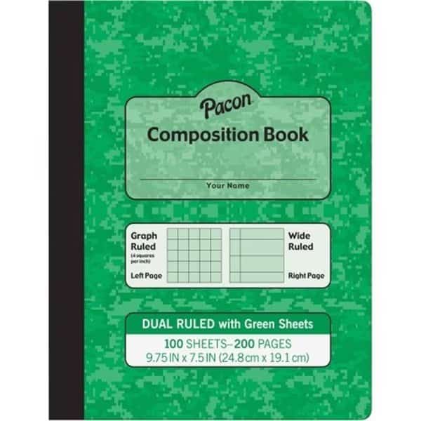 Pacon Corporation  Pacon Dual Ruled Composition Book