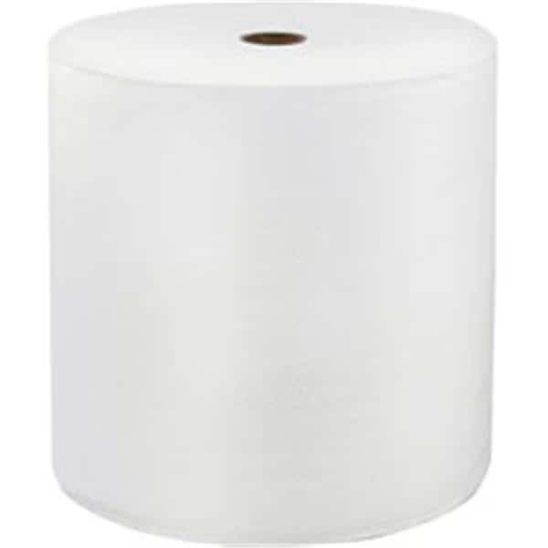 Hardwound Paper Towels, Continuous Roll Sheets, White