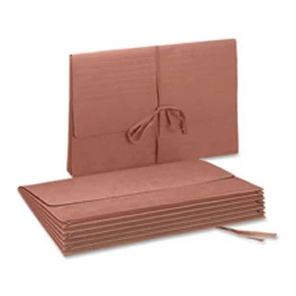 Sredrope Cloth Tie Closure Expanding Wallets, Red Fiber