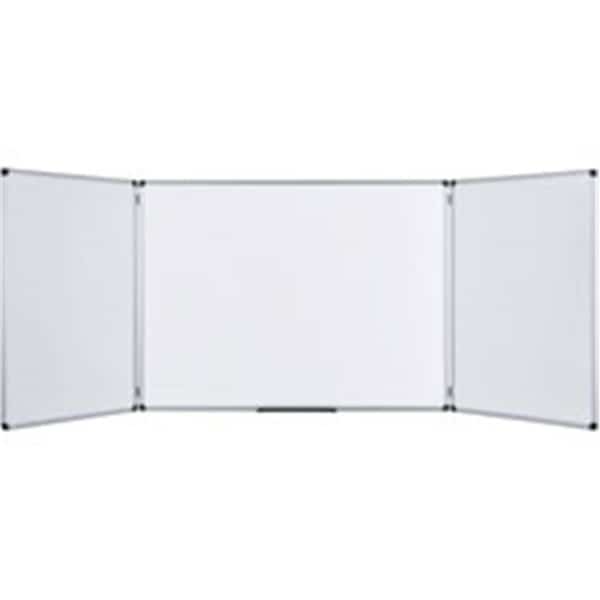 Mastervision Trio Magnetic Whiteboard, White