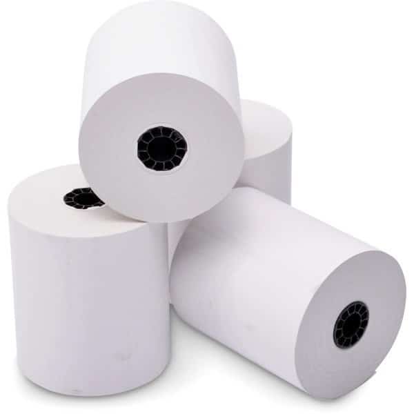 Iconex  3.125 in. Thermal Print Paper Receipt Roll; White - Pack of 10