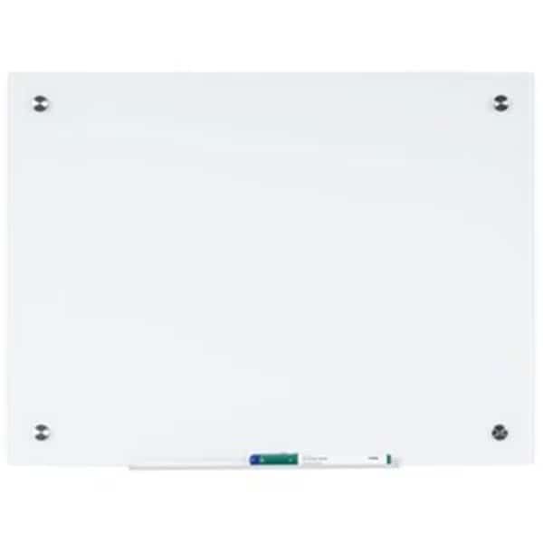 48 x 96 in. Magnetic Glass Dry Erase Board, White