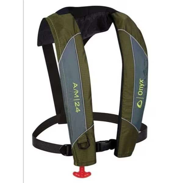 Onyx 1112693 A-M-24 Auto Manual Inflatable Adult Life Jacket, Onyx Outdoor, Mfr#: 1112693