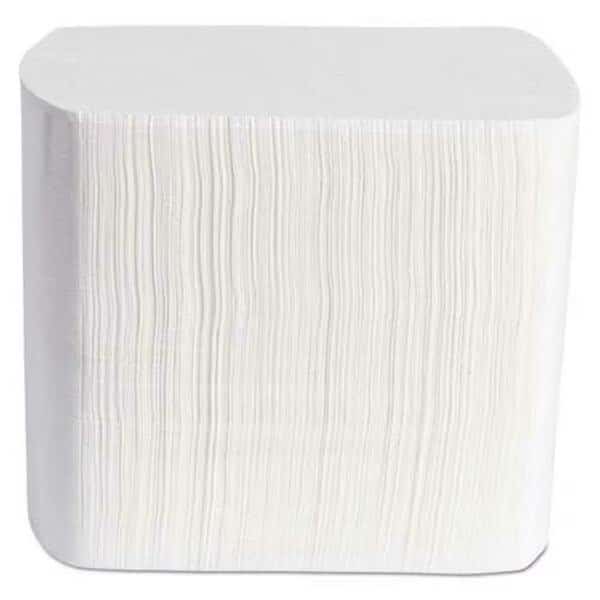 6.5 X 8.25 In. Dispenser Napkins Interfolded, 2 Ply - White, 12Pk