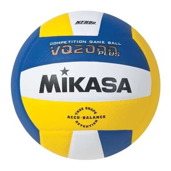 Mikasa 2019896 Volleyball NFHS Approved Volleyball; Royal; Gold & White - Size 5