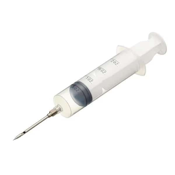 2 oz Plastic Injector Stainless Steel Needle