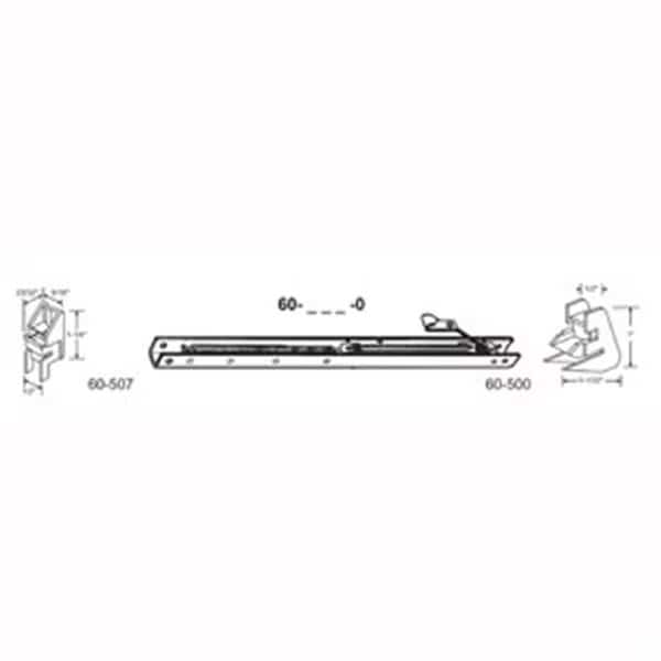 23 in. Balance Stamped No. 2220 with Ends 60-507 & 60-500 Attached Window Channel, 6PK