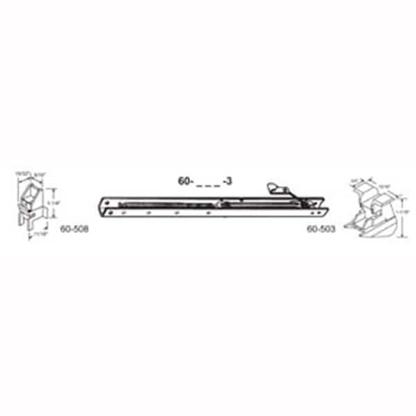 24 in. Balance Stamped No. 2310 with Ends 60-508 & 60-503 Attached Window Channel, 6PK