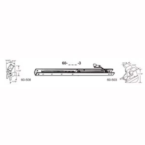 24 in. Balance Stamped No. 2320 with Ends 60-508 & 60-503 Attached Window Channel, 6PK