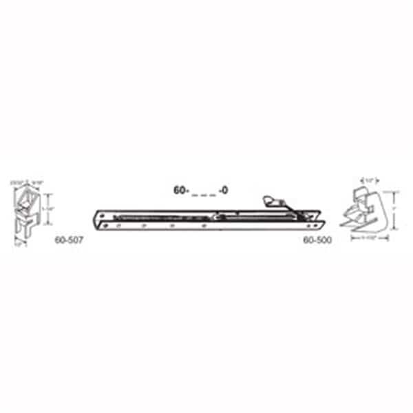 24 in. Balance Stamped No. 2330 with Ends 60-507 & 60-500 Attached Window Channel, 6PK