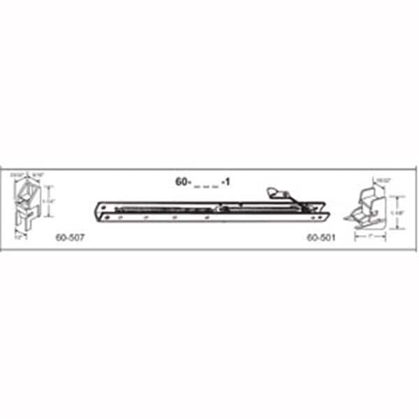 27 in. Balance Stamped No. 2610 with Ends 60-507 & 60-501 Attached Window Channel, 6PK