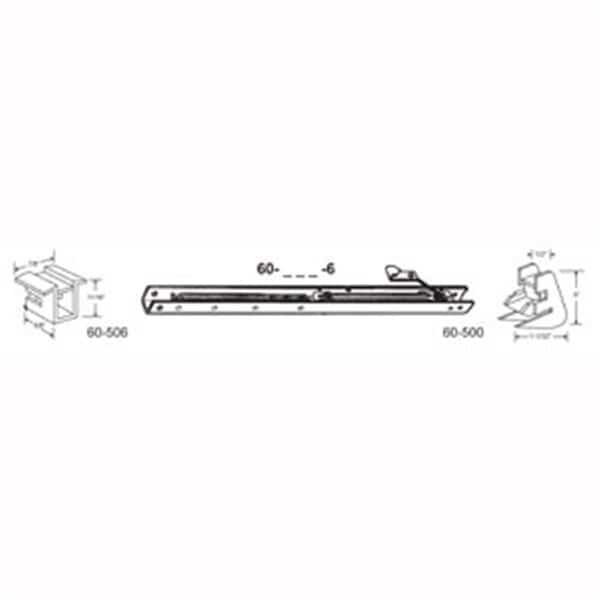 31 in. Balance Stamped No. 3030 with Ends 60-506 & 60-500 Attached Window Channel, 4PK
