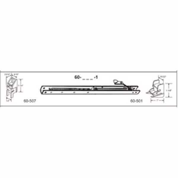 41 in. Balance Stamped No. 4040 with Ends 60-507 & 60-501 Attached Window Channel, 4PK