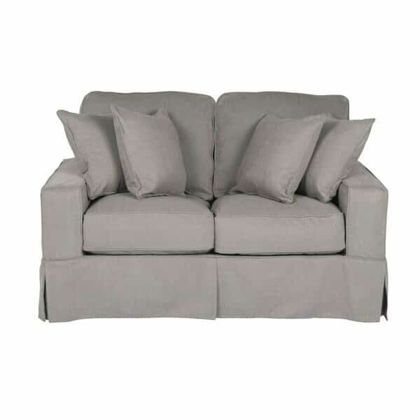 Americana Slipcovered Loveseat Peyton Slate