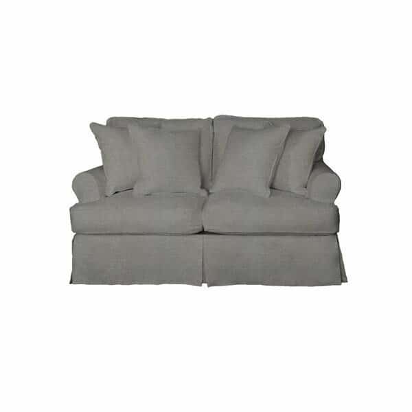 Horizon Slipcovered Loveseat Peyton Slate