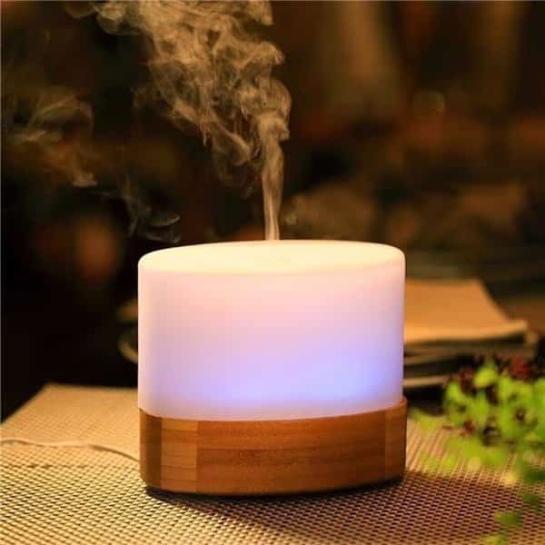 SPT SA-095 Ultrasonic Aroma Diffuser & Humidifier; Bamboo Base