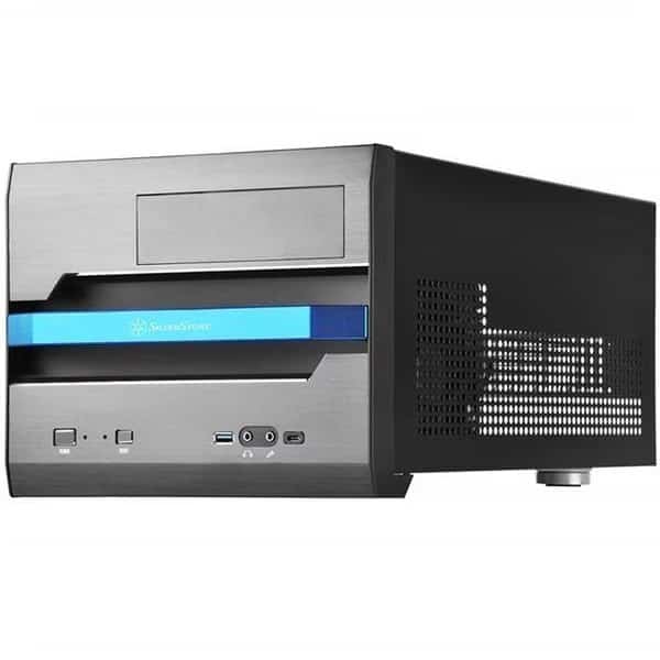 SilverStone Technologies SG12B-V2 Aluminum Micro-ATX Small Form Factor; Black