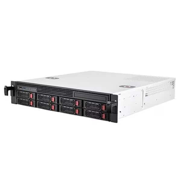 SilverStone Technologies RM21-308 3.5-2.5 in. 2U 8-Bay Micro-ATx Rackmount Server Chassis