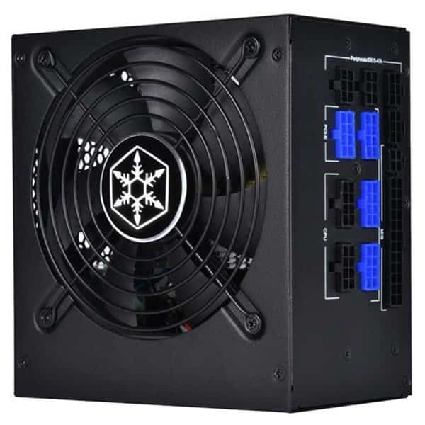 SilverStone Technologies ST85F-GS-V2 850 watt 140 mm Computer Power Supply PSU Fully Modular with 80 Plus Gold & Design Power Supply; Black